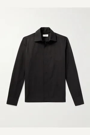 Saint Laurent Logo-Embroidered Cotton Shirt - Men - - 39