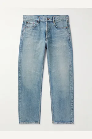 Saint Laurent Straight-Leg Distressed Jeans - Men - - UK/US 30