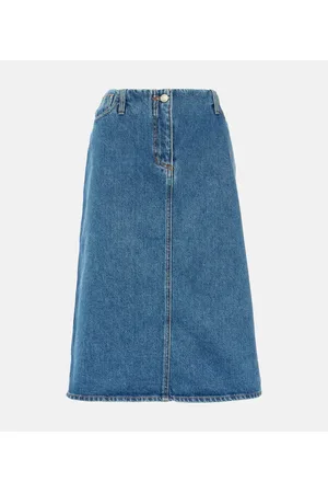 MAGDA BUTRYM Denim midi skirt