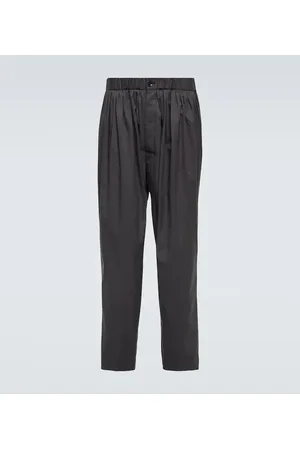 LEMAIRE Pleated cotton pants