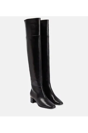 Jimmy Choo Loren 45 leather over-the-knee boots