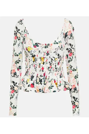 Paco rabanne Floral peplum top
