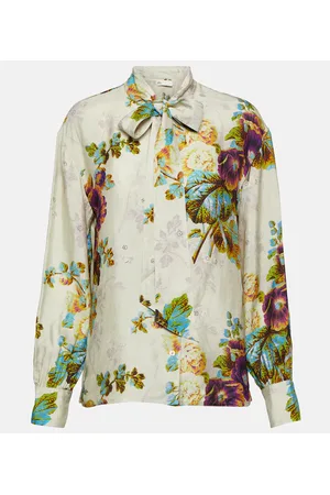 Tory Burch Floral satin blouse