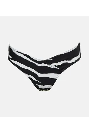 Stella McCartney Zebra-print bikini bottoms