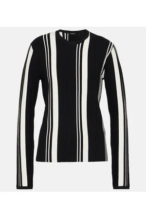 Joseph Striped pleated top