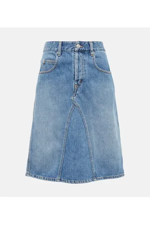 Marant Etoile Fiali denim midi skirt