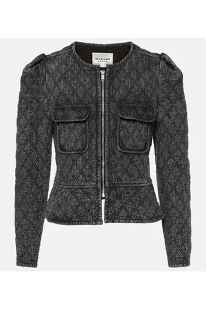 Marant Etoile Deliona quilted denim jacket