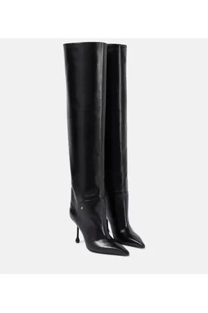 Jimmy Choo Cycas 95 leather over-the-knee boots