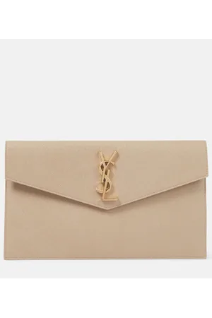 Saint Laurent Uptown leather clutch