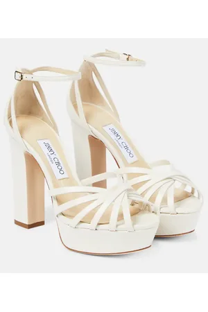 Jimmy Choo Isra leather platform sandals