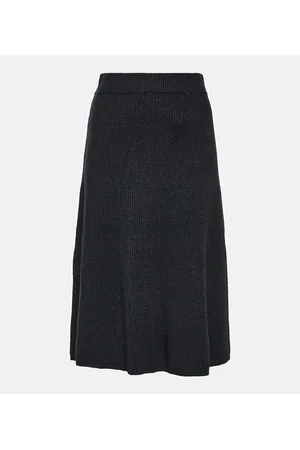 Joseph Ribbed-knit midi skirt
