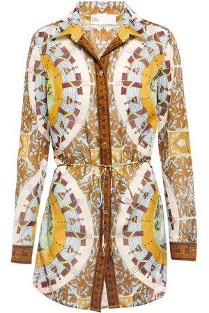 Tory Burch Belted cotton top