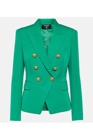 Balmain Double-breasted wool blazer