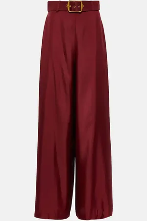 ZIMMERMANN Wonderland silk wide-leg pants