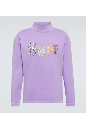 ERL AppliquÃ© cotton jersey sweatshirt