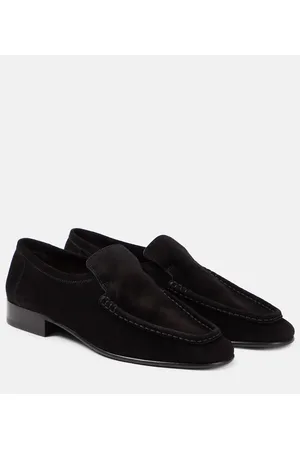 The Row New Soft suede loafers