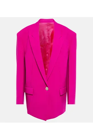 The Attico Glen oversized crÃªpe blazer