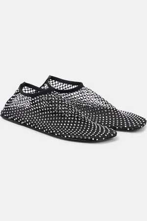 CHRISTOPHER ESBER Minette embellished mesh ballet flats