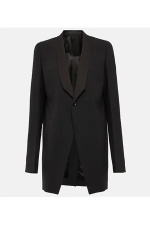 Rick Owens Walrus Tux virgin wool blazer