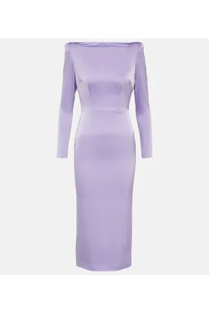 ALEX PERRY Satin crÃªpe minidress