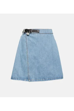 J.W.Anderson Padlock denim miniskirt