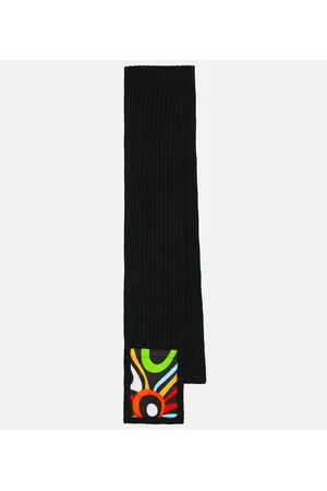 Puccini X Fusalp ribbed-knit wool scarf