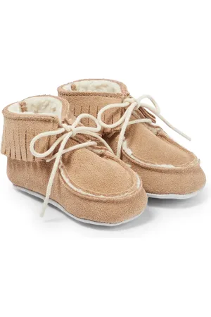 Tartine Et Chocolat Baby fringed suede boots