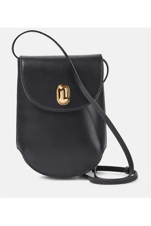 SAVETTE Tondo leather crossbody bag