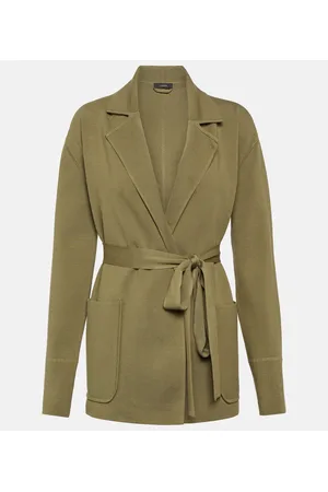 Joseph Silk-blend wrap coat