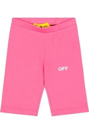 OFF-WHITE Off Stamp ribbed biker shorts