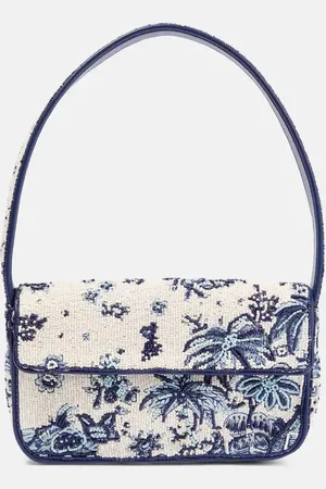Staud Tommy beaded shoulder bag