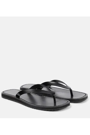 The Row Leather thong sandals