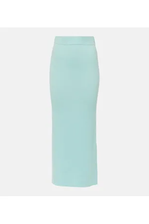 Lisa Yang Ronja high-rise cashmere midi skirt