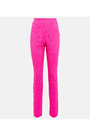 ROTATE High-rise lace pants