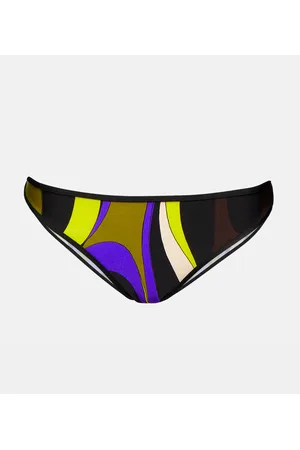 Puccini Marmo-print bikini bottoms
