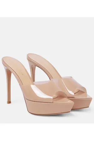 Gianvito Rossi Betty PVC and leather sandals