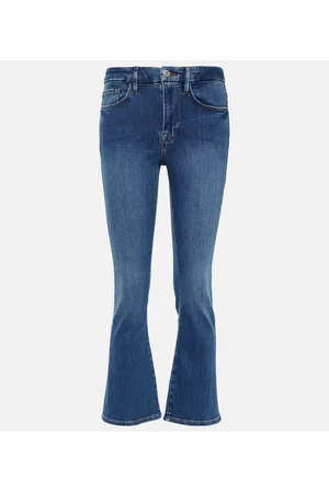 Frame Le Crop Mini mid-rise bootcut jeans