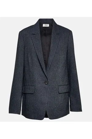 Vince Pinstripe flannel blazer