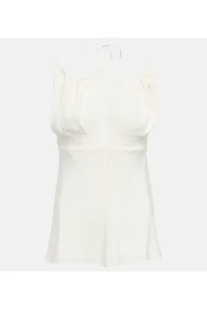 Totême Gathered silk top