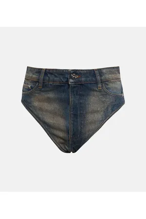 Y / PROJECT Janty high-rise denim shorts