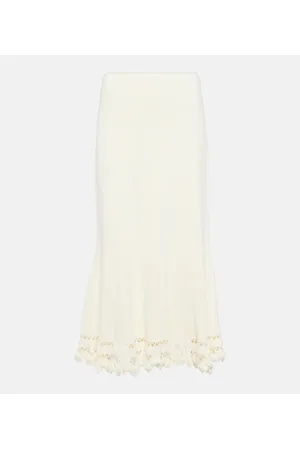 ULLA JOHNSON Ayla ribbed-knit maxi skirt