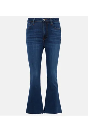 Frame Le Crop Mini Boot mid-rise bootcut jeans