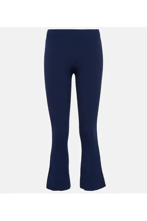 LIVE THE PROCESS Atlas ribbed-knit flared pants