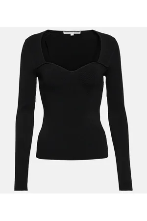 VERONICA BEARD Gladys sweetheart-neck sweater