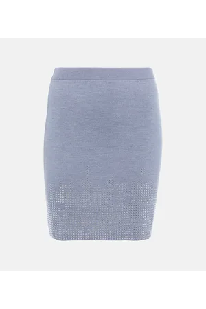 J.W.Anderson Embellished wool miniskirt
