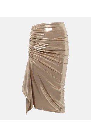 MATICEVSKI Neroli ruched midi skirt