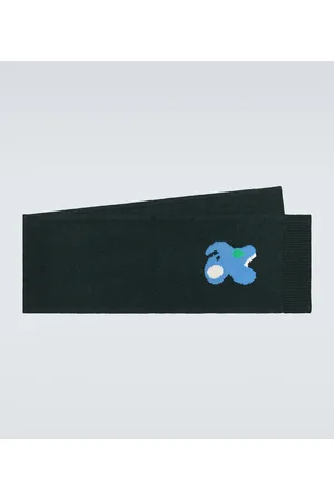 J.W.Anderson Intarsia-knit wool scarf