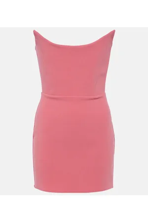 ALEX PERRY Strapless crepe minidress