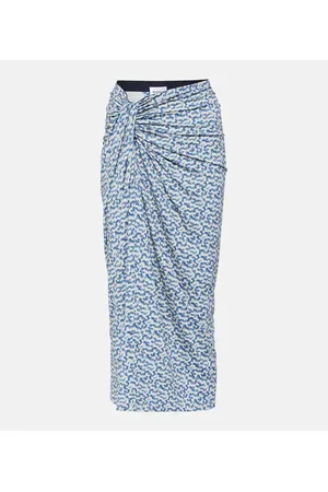 Marant Etoile Jeldia printed jersey midi skirt