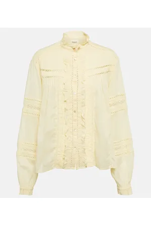 Marant Etoile Metina ruffled cotton blouse